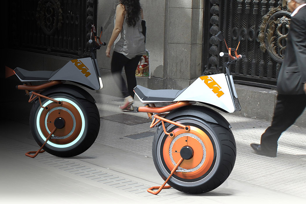 單輪摩托車設計