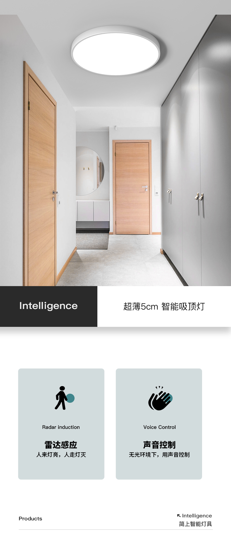人體感應(yīng)智能吸頂燈外觀造型結(jié)構(gòu)設(shè)計