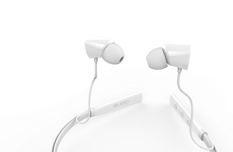 掛脖式藍(lán)牙耳機(jī)產(chǎn)品外觀設(shè)計，智能電子產(chǎn)品設(shè)計案例