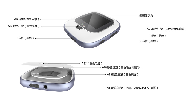 健康按摩儀產(chǎn)品外觀設(shè)計(jì)，健康產(chǎn)品設(shè)計(jì)案例